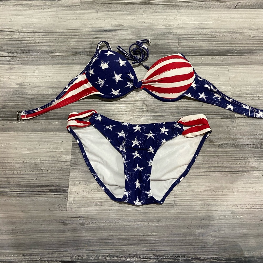American flag bikini